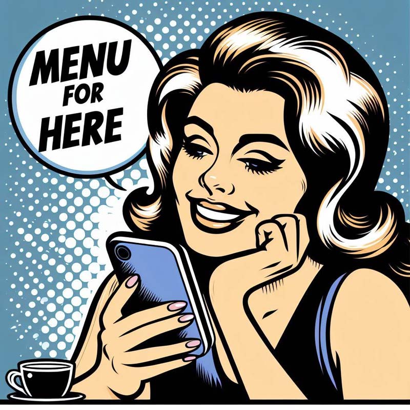 logo for Menu for Here